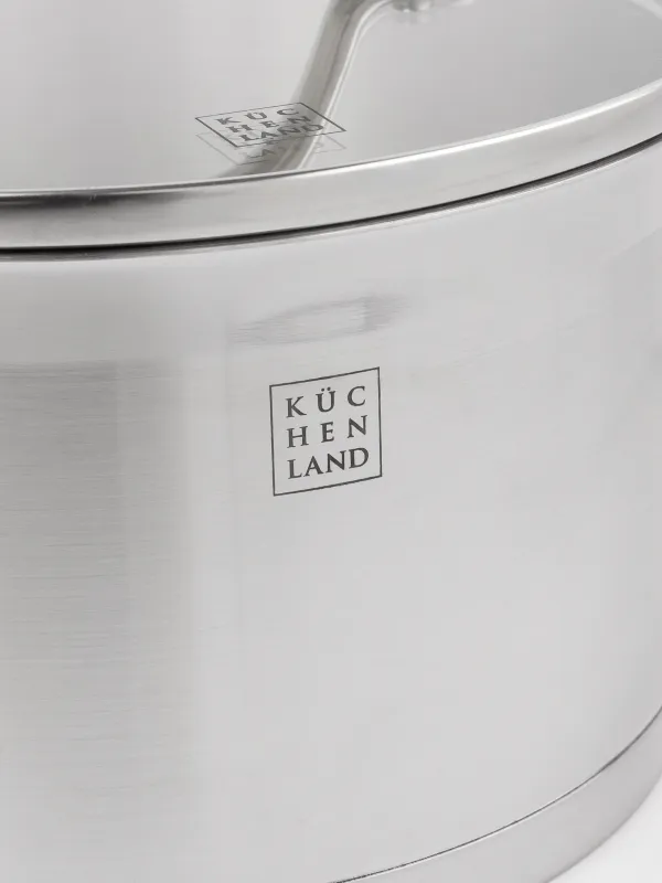 Кәстрөл, 18 см, 2,5 л, қақпағы бар, Silver Stone, image-2