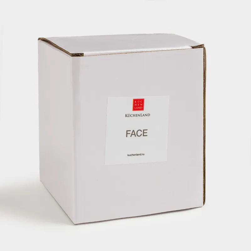 Кружка, 420 мл, фарфор N, молочная, Абстрактные лица, Face, image-4