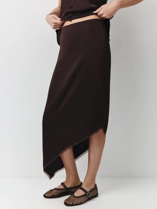 Әйелдер белдемшесі, миди, өлшемі XS, полиэстер К, қоңыр, Celestina, image-1