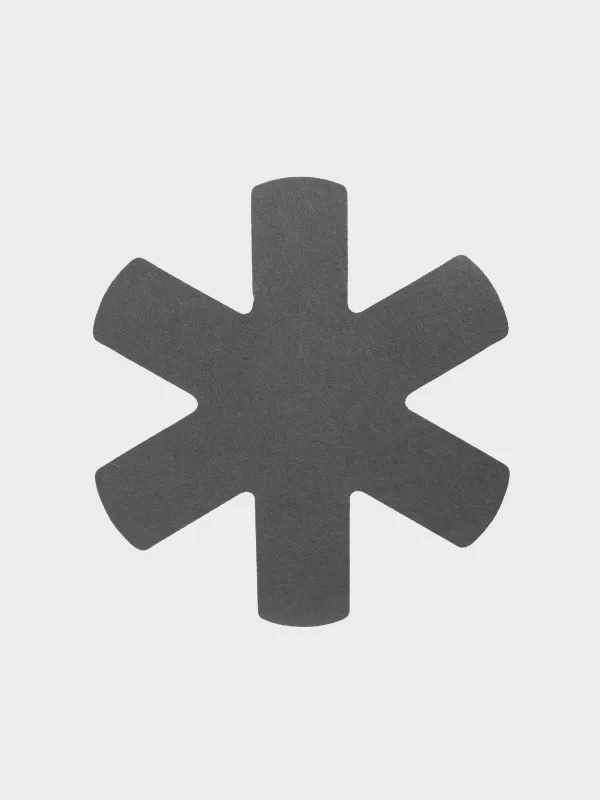 Набор протекторов для сковород, 3 шт, 38/34/27 см, фетр, серый/бежевый, Assist, image-1