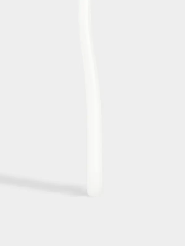 Шам, 10 см, 2 дана, жіңішке, сүт түстес, толқынды, Shape candle, image-3