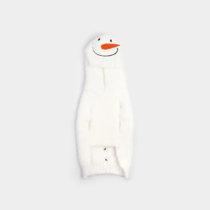 Жануарлар свитері, 25 см, өлшемі XS, капюшоны бар, полиэстер, ақ, Аққала, Fashion pet