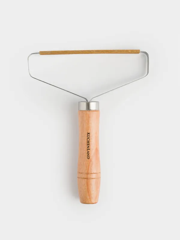 Жүн тазалауға арналған щетка-қырғыш, 16 см, металл/ағаш, Black clean, image-0