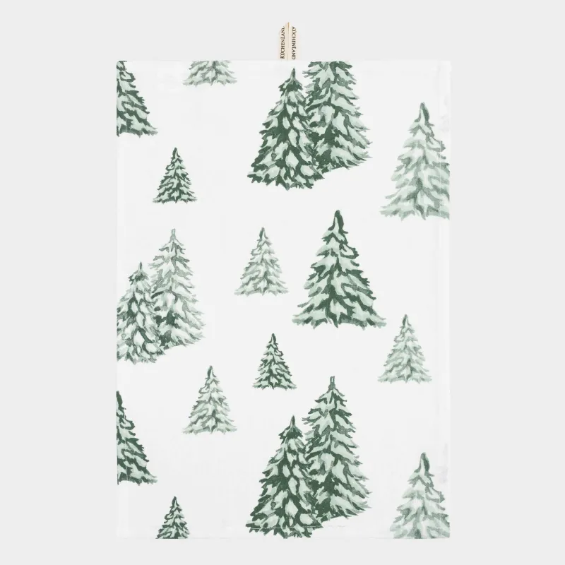 Асүйлік сүлгі, 40х60 см, мақта, ақ, Шырша, Tree