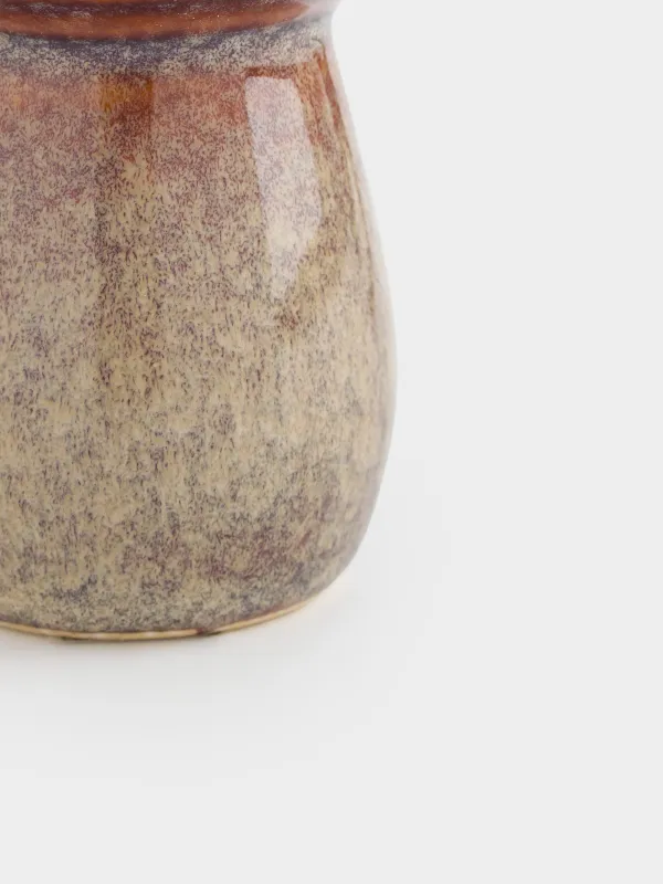 Емкость для соли или перца, 9 см, фарфор P, молочно-коричневая, Гриб, Colors autumn, image-2