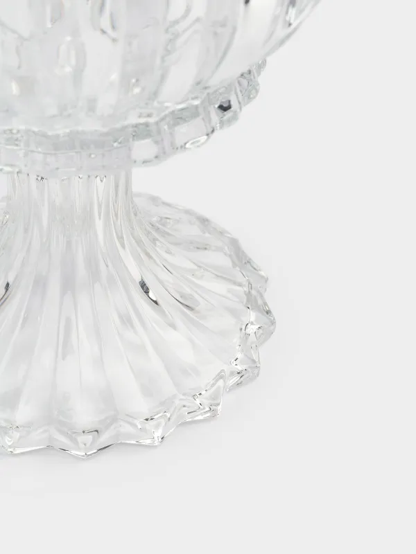 Кәмпит сауыты, 24x16 см, аяғы бар, қақпағы бар, шыны Р, Alpine, image-6