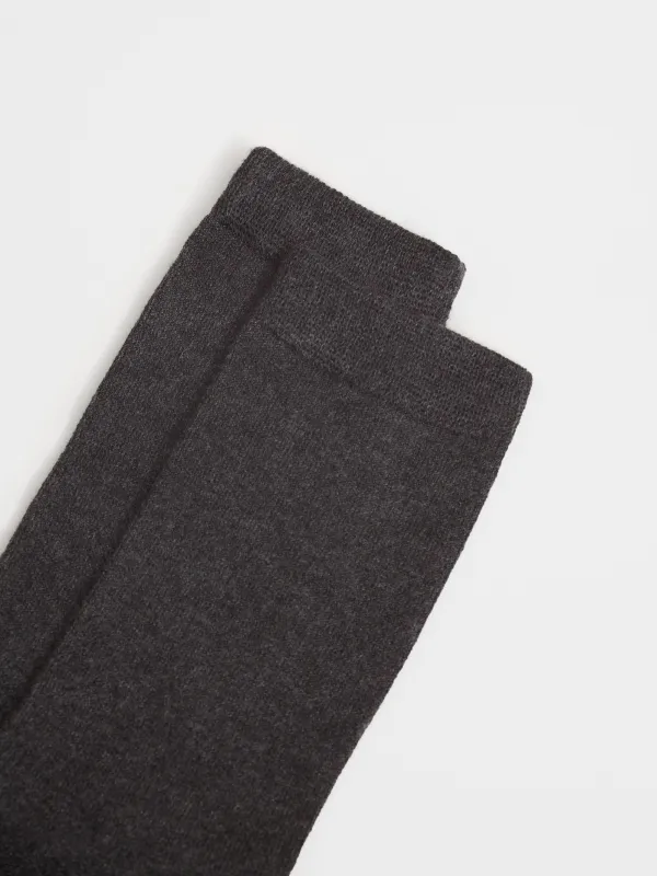 Носки с добавлением шерсти, графитовые, Density warm, image-2