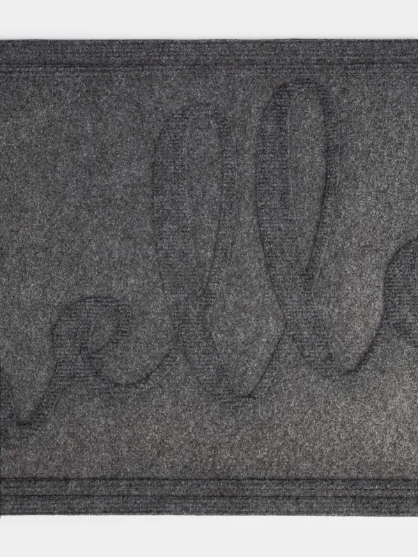 Коврик придверный, 45х75 см, полипропилен/ПВХ, серый, Hello, Home deco, image-1