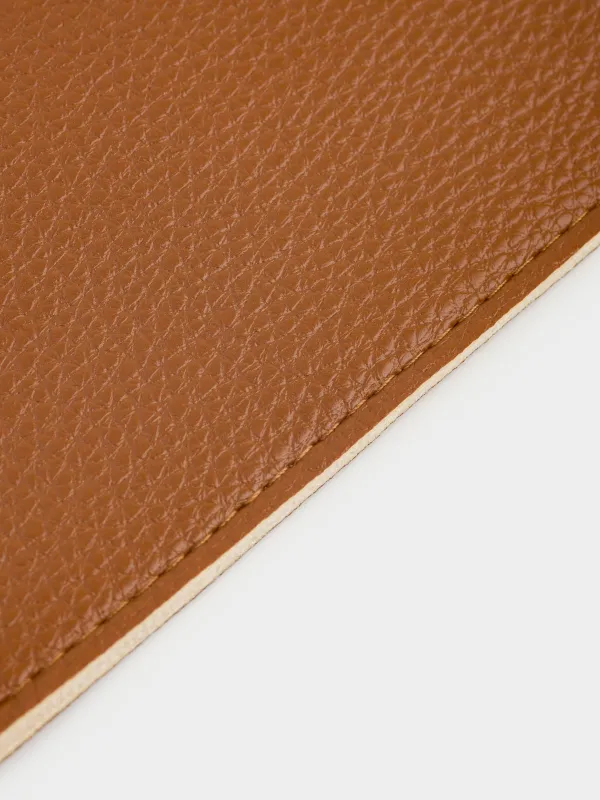 Көзілдіріктерге арналған қорап, 18x8 см, полиуретан, қоңыр, Memo, image-3