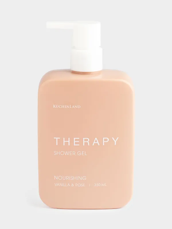 Душқа арналған гель, 350 мл, нәрлендіреді, Ваниль/Раушан, Therapy, image-0