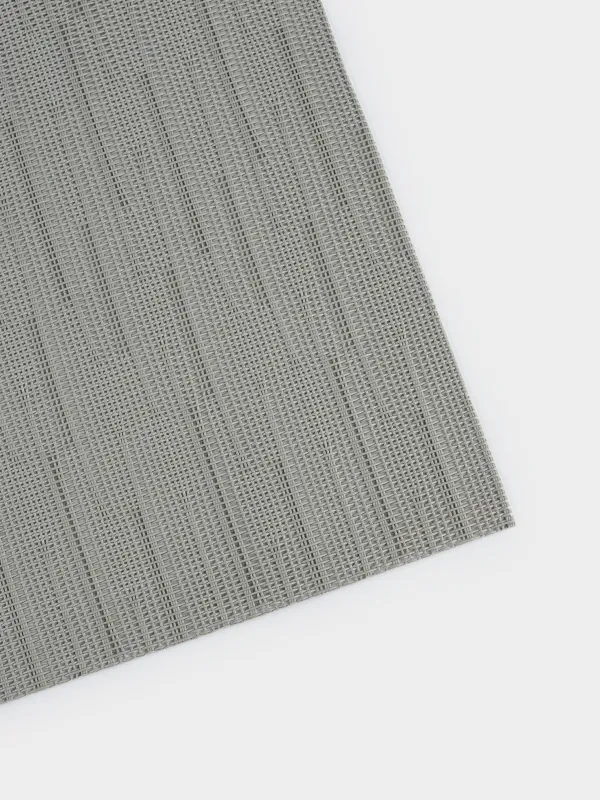 Аспаптарға арналған майлық, 30х45 см, ПВХ/полиэстер, тікбұрышты, сұр-көк, штрихтар, Solid, image-3