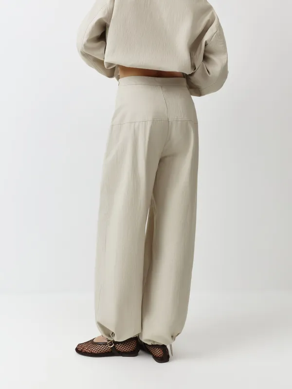 Әйелдер шалбары, өлшемі L, мақта/полиамид К, сарғылт-қоңыр, Alfreda, image-3