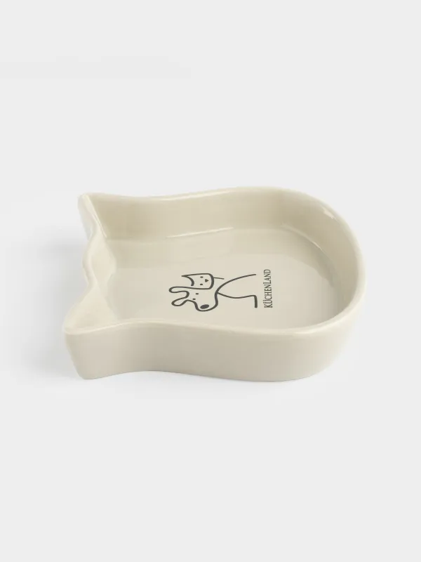 Миска для животных, 15х14 см, 250 мл, керамика D, серая, Кот, Whiskers, image-5