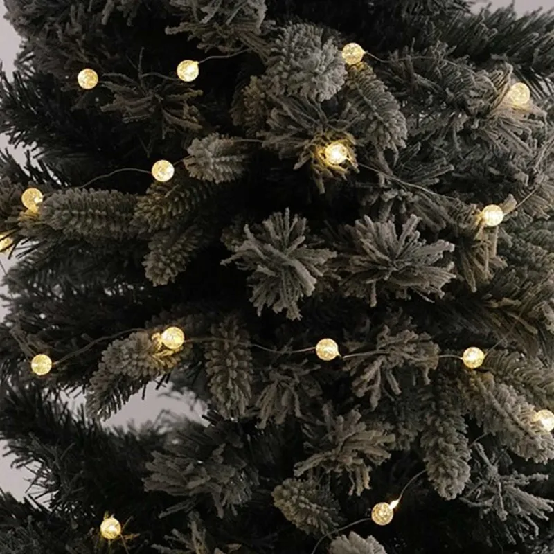 Сәндік гирлянд, 1,9 м, жарықтандырылған, акрил/пластик, ақ, Шарлар, Christmas, image-3