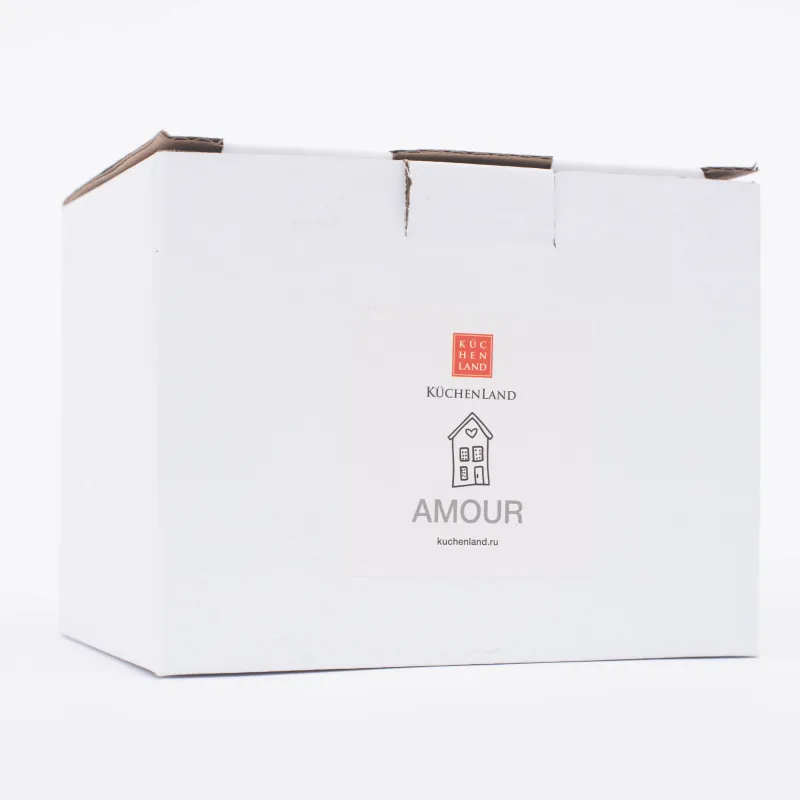 Кружка, 350 мл, фарфор P, белая, Дом, Amour, image-5