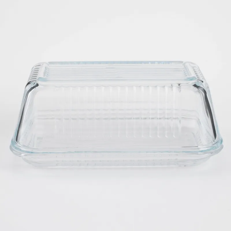 Масленка, 17 см, стекло Р, прямоугольная, Ribby, image-0