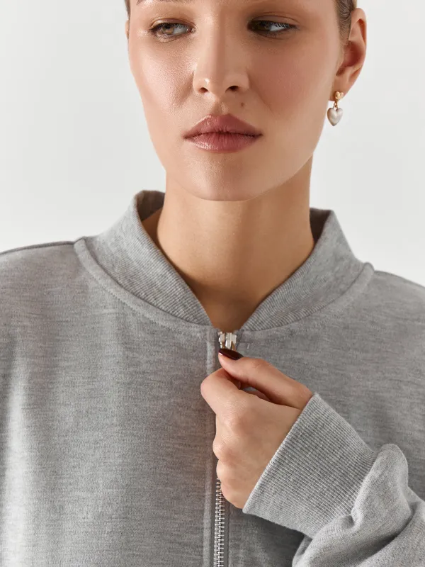 Пуссет сырғалары, 2 см, 2 дана, металл, күміс, Jewelry heart, image-4