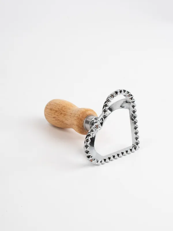 Форма для печенья/пирожков, 11 см, сталь/дерево, Сердце, Wood kitchen, image-3