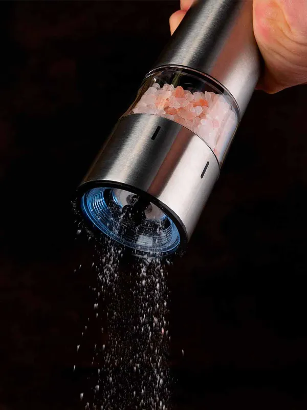 Дәмдеуіш диірмені, 24 см, электр, болат/пластик, LED B, кесілген, Classic, image-6