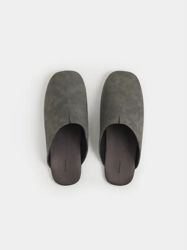 Ерлер тәпішкелері, үйге арналған, өлшемі 40-41, полиуретан/ПВХ, сұр, Viderlen, image-1