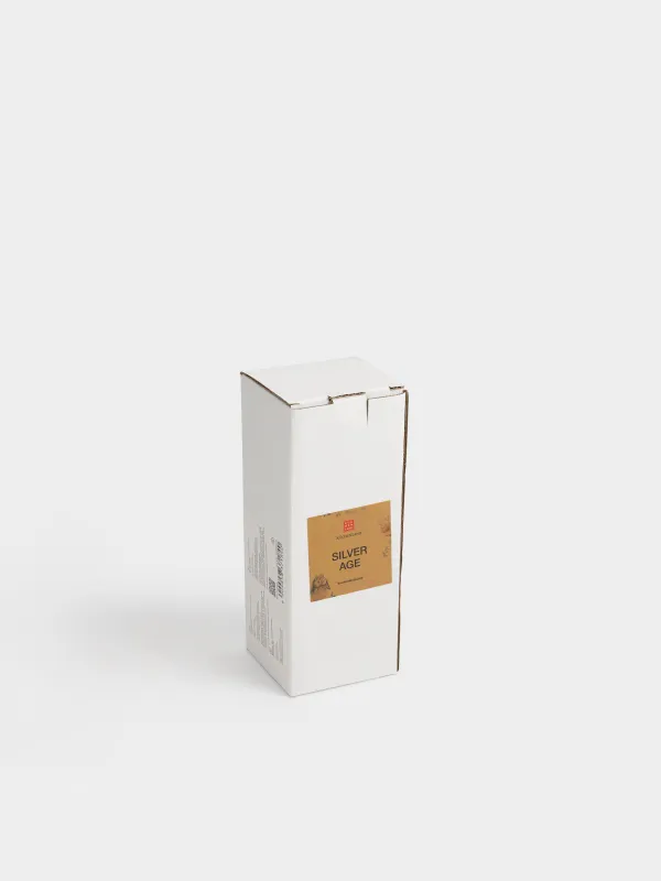 Мүсінше, 15 см, полирезин, қоңыр және көгілдір, Гүлдері бар қоян ханым, Silver age, image-6