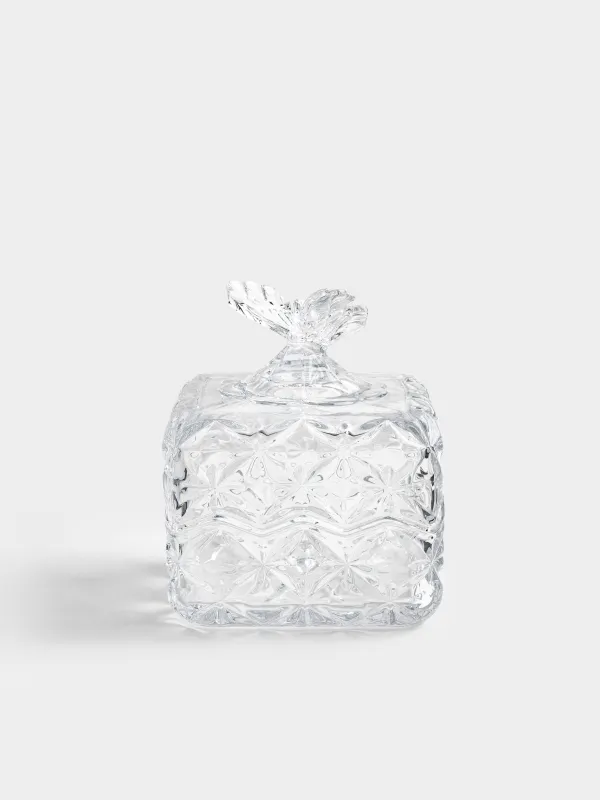 Сақтау ыдысы, 18х18 см, 350 мл, шыны Р, Көбелек, Butterfly, image-0