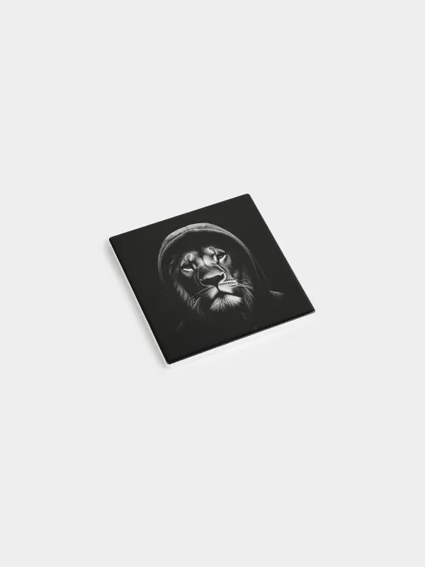 Подставка под кружку, Лев, Brutal style, image-1