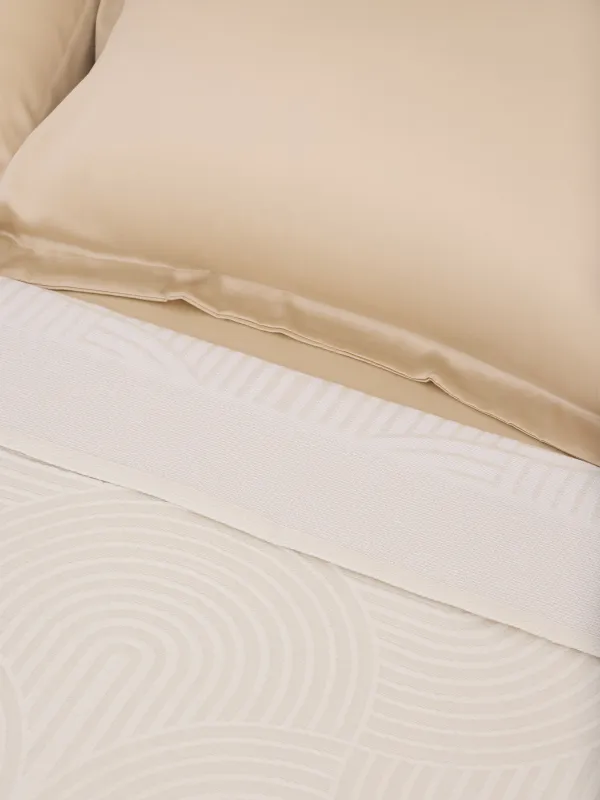 Покрывало, 220х240 см, полиэстер/хлопок, песочно-бежевое, Арка, Arch, image-1