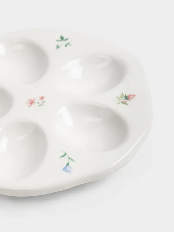 Блюдо пасхальное, 14 см, 5 отделений, Нежные цветы, El flora, image-3