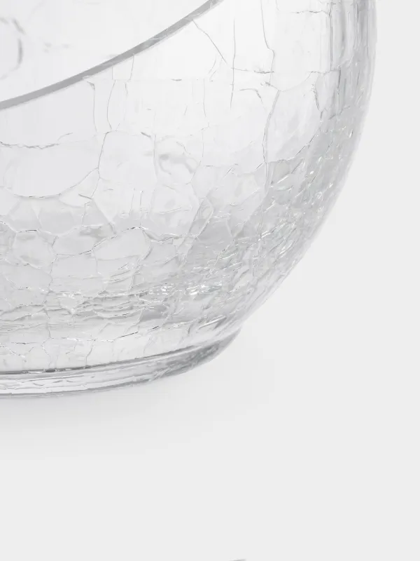 Кәмпит ыдысы, 12x15 см, шыны, Кракелюр, Ice, image-4