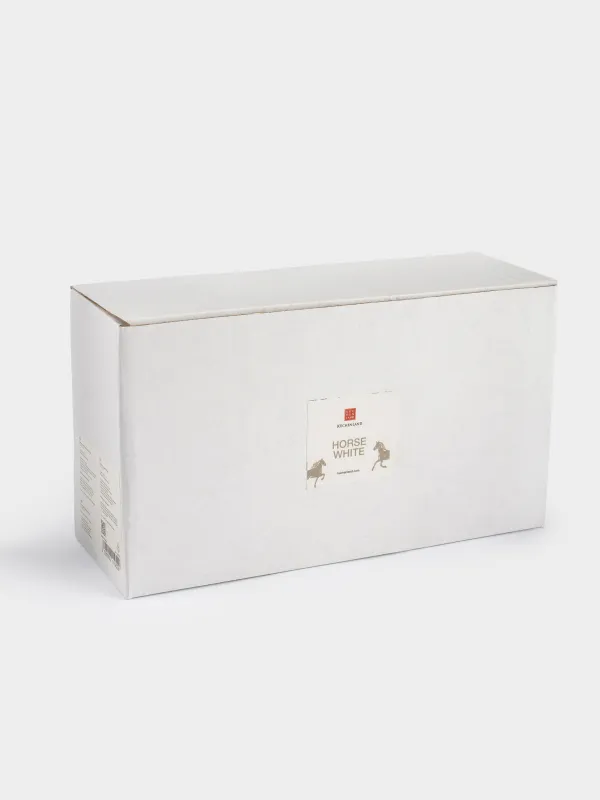 Сәндік ваза, 25 см, полирезин, ақ, Жылқы, Horse white, image-5