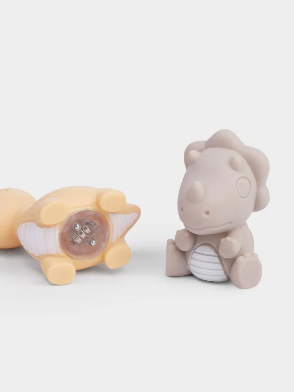 Набор игрушек для купания, 8 см, с подсветкой, Dino, image-3