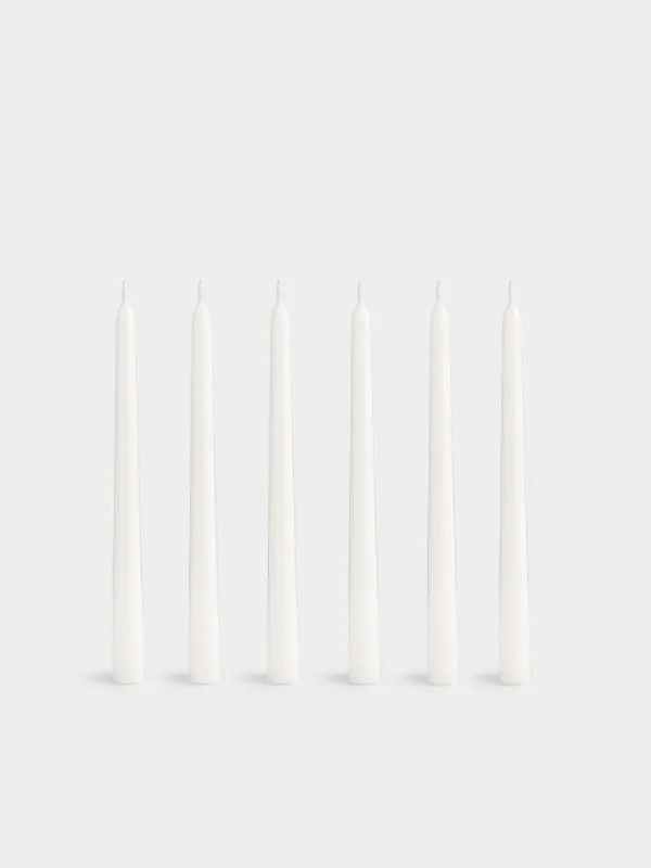 Хош иісті майшам, 26 см, 6 дана, жіңішке, Ruby Mandarin Bellini, Luxury white, image-0