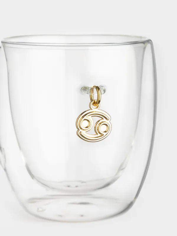 Кружка, 280 мл, с подвеской, Рак, Air figure zodiac, image-4