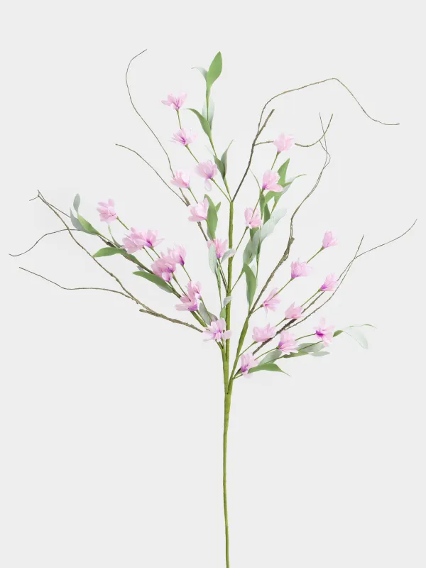 Сәндік бұтақ, 80 см, полиэтилен, Қызғылт гүлдер, Flower garden, image-1