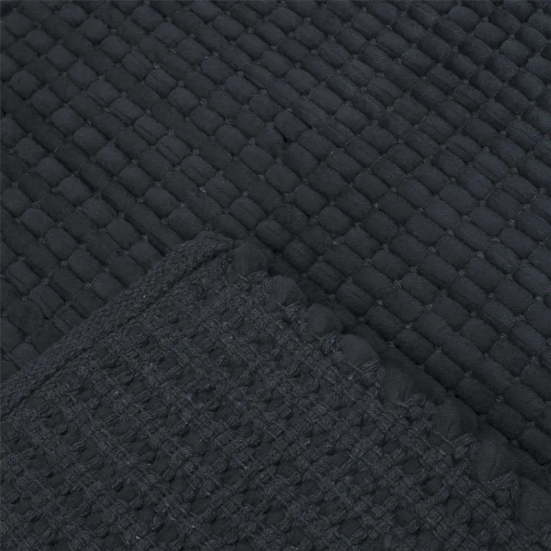 Кілемше, 50x80 см, полиэстер/мақта, графит, Cozy, image-3