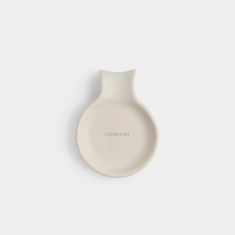 Қасық тұғыры, 16 см, керамика, сүт түстес, Milk kitchen