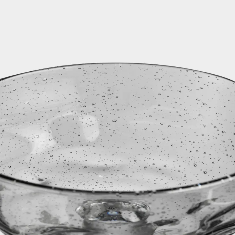 Креманка, 12 см, 340 мл, шыны, сұр, Drip, image-5