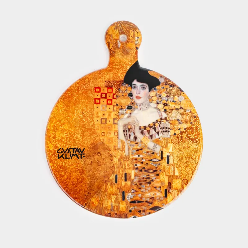 Ыстыққа арналған тұғыр, 23х18 см, тұтқасы бар, керамика/тығын, Алтын Адель, Климт, Art Adele