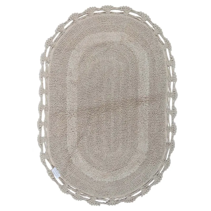 Кілемше, 60x100 см, мақта, бежевый, Шілтер, Knit, image-1