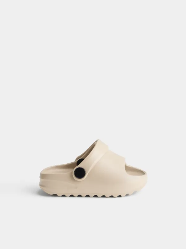 Балалар сандалдары, өлшемі 23, ЭВА, сұр, Flip flops, image-0