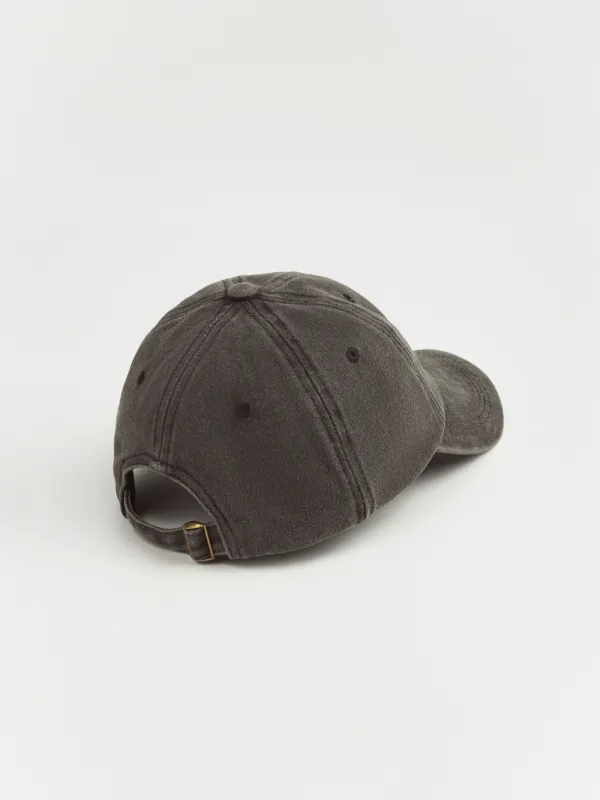 Бейсбол қалпақшасы, 57 см, бірыңғай өлшем, мақта, қара, Live life, Shore, image-3