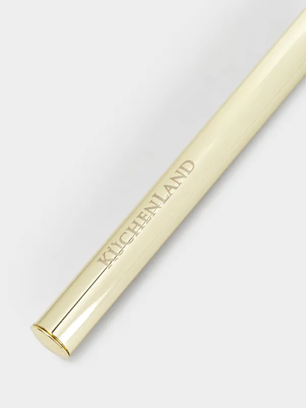 Қалақша, 31 см, силикон/болат, сүт және алтын түстес, Қоян, Natural Easter, image-2