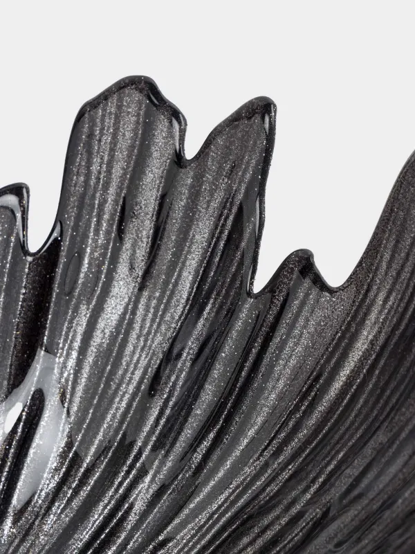 Жеміс вазасы, 26х12 см, шыны Р, сұр, Verge, image-2