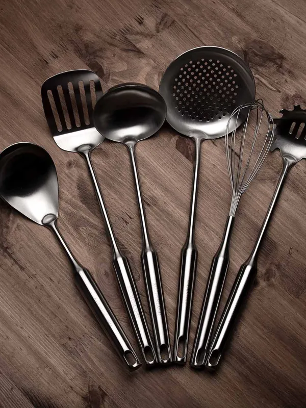 Саңылаулы қасықтар, 37 см, тот баспайтын болат, Nova, image-4