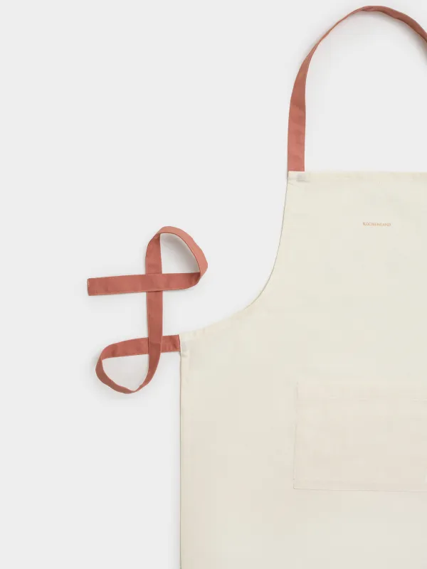 Фартук, 65х85 см, хлопок, бежевый, Еж с яблоком, Hedgehog apple, image-1