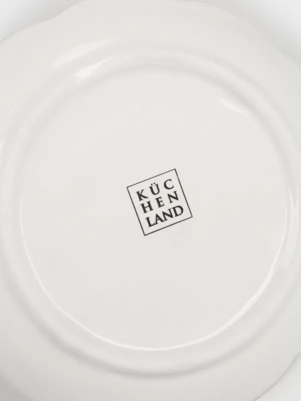 Держатель для украшений, 13х10 см, керамика D, молочно-золотистый, Цветы, Bloome, image-4