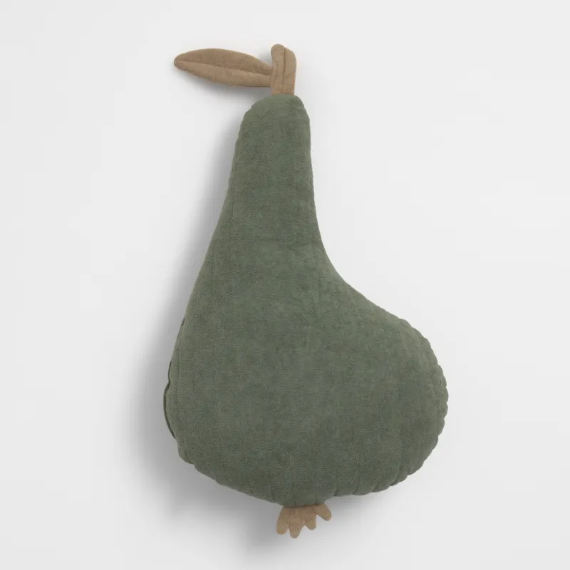 Сәндік жастық, 33x60 см, букле, жасыл, алмұрт, Boucle figure