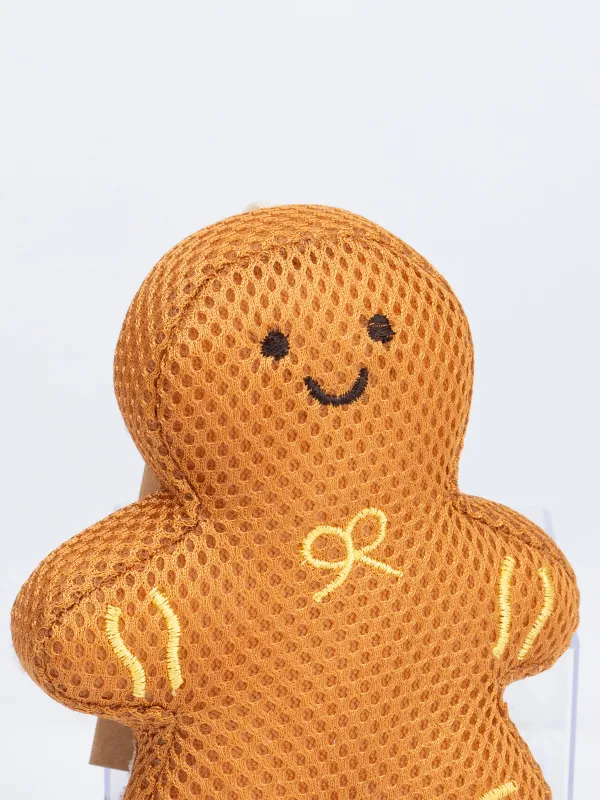 Ыдыс жууға арналған губка, 13х12 см, екі жақты, полиэстер/көбік, қоңыр, Пряник, Clean, image-2