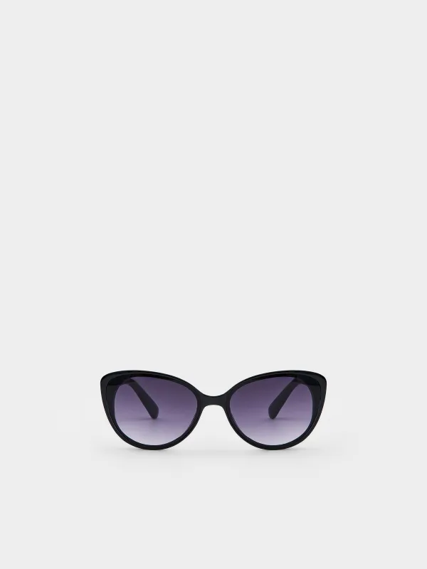 Күннен қорғайтын көзілдірік, пластик, қара, Мысық көзі, Nifty, image-0